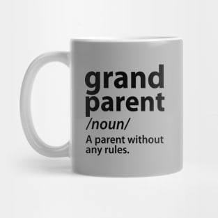 Grandad Grandparent Definition funny Saying Quote Mug